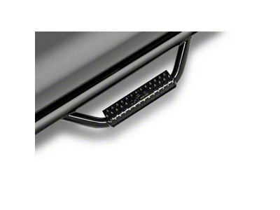 N-Fab Cab Length Nerf Side Step Bars; Textured Black (20-24 Silverado 3500 HD Regular Cab)