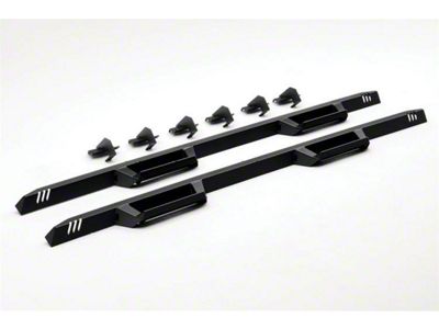 N-Fab EpYx Cab Length Nerf Side Step Bars; Textured Black (20-25 Silverado 3500 HD Double Cab)