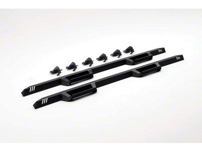 N-Fab EpYx Cab Length Nerf Side Step Bars; Textured Black (20-25 Silverado 3500 HD Crew Cab)