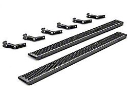 N-Fab Growler Fleet Sure Grip Running Boards; Textured Black (20-26 Silverado 3500 HD Regular Cab)