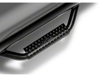 N-Fab Wheel 2 Wheel Bed Access Nerf Side Step Bars; Textured Black (20-25 Silverado 3500 HD Regular Cab w/ 8-Foot Long Box)