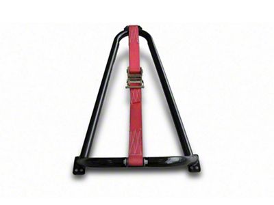 N-Fab Bed Mounted Tire Carrier; Gloss Black (Universal; Some Adaptation May Be Required)