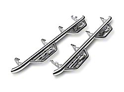 N-Fab Cab Length Podium Nerf Side Step Bars; Polished Stainless (11-16 F-250 Super Duty SuperCab)