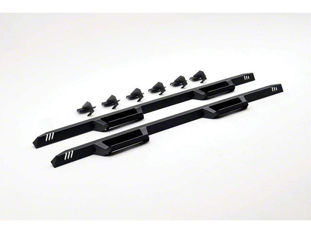 N-Fab EpYx Cab Length Nerf Side Step Bars; Textured Black (17-24 F-250 Super Duty SuperCrew)