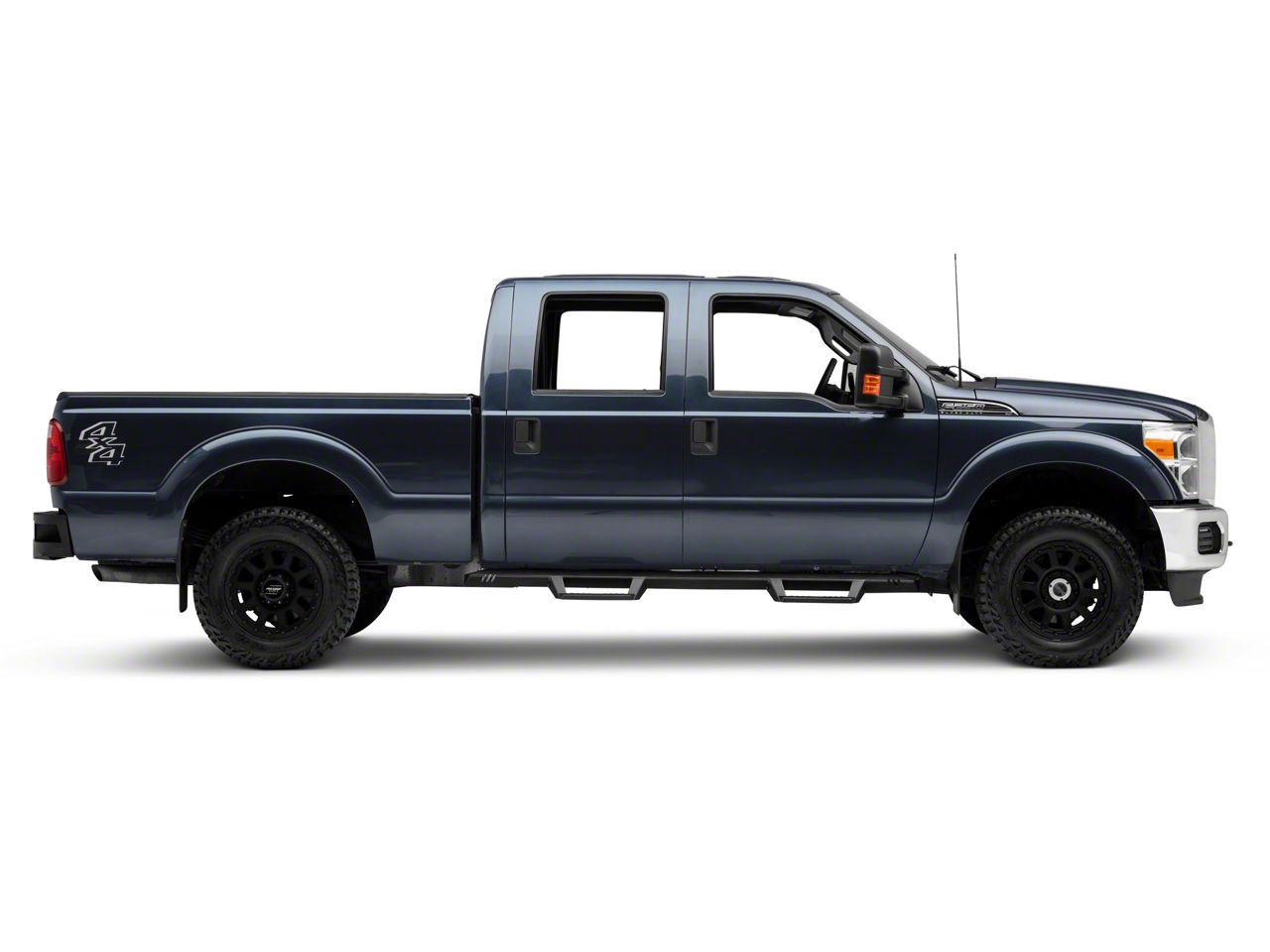Speed Daddy Black 5” Oval Side Steps Nerf Bars For 1999-2016 Ford Super Duty Crew Cab – 500lb Capacity