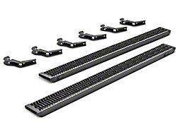 N-Fab Growler Fleet Sure Grip Running Boards; Textured Black (11-16 F-250 Super Duty Regular Cab)