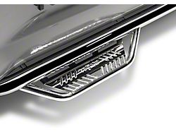 N-Fab Wheel 2 Wheel Podium Bed Access Nerf Side Step Bars; Polished Stainless (17-26 F-250 Super Duty SuperCrew w/ 6-3/4-Foot Bed)