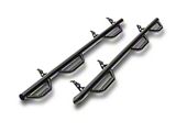 N-Fab Wheel 2 Wheel Bed Access Nerf Side Step Bars; Textured Black (17-26 F-250 Super Duty Regular Cab)