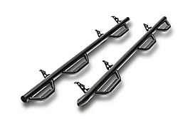 N-Fab Wheel 2 Wheel Bed Access Nerf Side Step Bars; Textured Black (19-26 Sierra 1500 Crew Cab w/ 5.80-Foot Short Box)