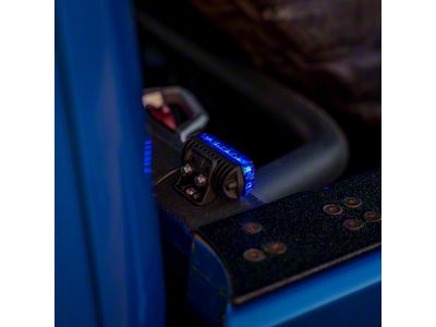 Nacho Offroad Technology NANO Blue LED Lights; Scene Beam; 2-Pack (Universal; Some Adaptation May Be Required)