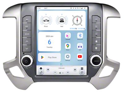 Navos by Linkswell Gen VI 12.10-Inch T-Style Radio (15-19 Sierra 2500 HD)