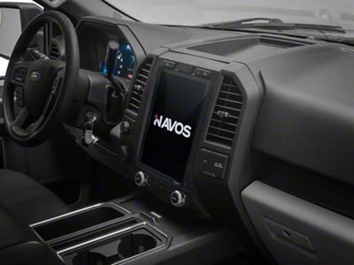 Navos Gen 5 12.10-Inch T-Style Radio with 360 Camera and Bang and Olufsen Adapters (18-20 F-150 w/ Factory 360 Camera & B&O Sound System)