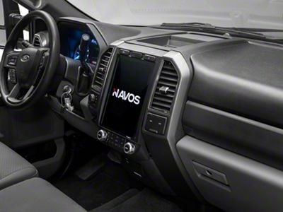 Navos Gen 5 12.10-Inch T-Style Radio with 360 Camera and Bang and Olufsen Adapters (18-19 F-250 Super Duty w/ Factory 360 Camera & B&O Sound System)