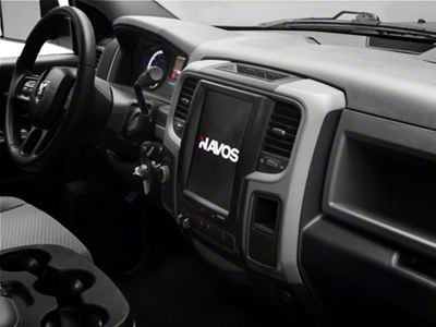 Navos Gen 5 10.40-Inch T-Style Radio with Factory Mirror Back-Up Camera Adapter (14-18 RAM 1500)