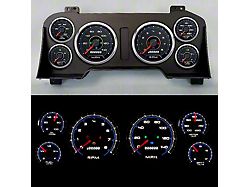 New Vintage USA CFR Series Direct Fit Gauge Kit; Blue (94-98 RAM 2500)