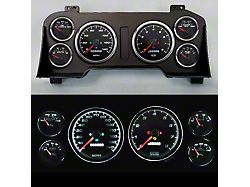 New Vintage USA Performance Series Direct Fit Gauge Kit; Black (94-98 RAM 3500)
