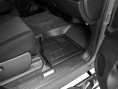 RedRock Sure-Fit Front Floor Liners; Black (07-13 Sierra 1500)