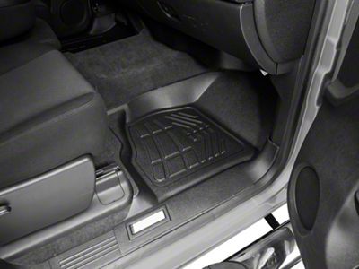 RedRock Sure-Fit Front Floor Liners; Black (07-14 Silverado 1500)