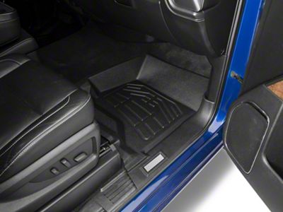 RedRock Sure-Fit Front Floor Liners; Black (14-18 Silverado 1500)