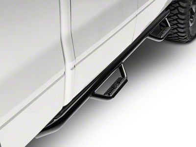 N-Fab Cab Length Nerf Side Step Bars; Gloss Black (09-14 F-150 SuperCrew)