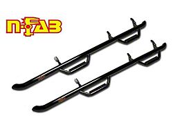 N-Fab Cab Length Nerf Side Step Bars; Gloss Black (15-26 F-150 SuperCab)