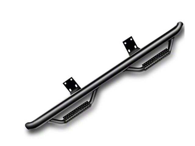 N-Fab Cab Length Nerf Side Step Bars; Textured Black (04-08 F-150 SuperCab)
