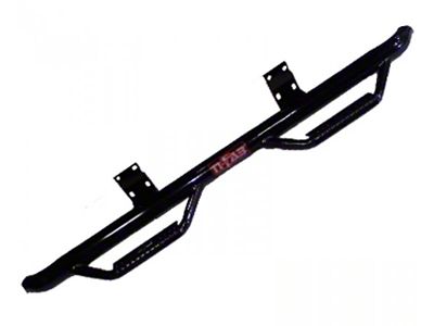 N-Fab Cab Length Nerf Side Step Bars; Textured Black (09-14 F-150 SuperCab)