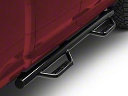 N-Fab Cab Length Nerf Side Step Bars; Gloss Black (09-18 RAM 1500)