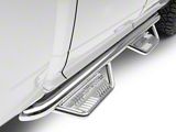N-Fab Cab Length Podium Nerf Side Step Bars; Polished Stainless (09-18 RAM 1500 Crew Cab)