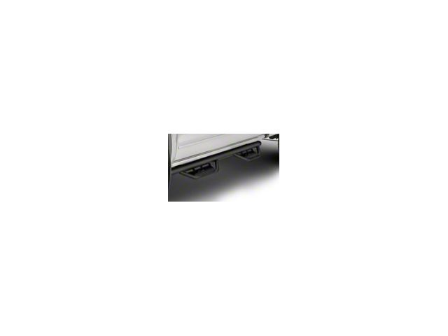 N-Fab Cab Length Podium Nerf Side Step Bars; Textured Black (07-13 Sierra 1500 Extended Cab)