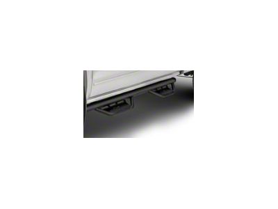 N-Fab Cab Length Podium Nerf Side Step Bars; Textured Black (07-13 Silverado 1500 Crew Cab)