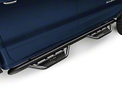 N-Fab Cab Length Podium Nerf Side Step Bars; Textured Black (14-18 Silverado 1500 Crew Cab)