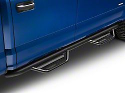 N-Fab Cab Length Podium Nerf Side Step Bars; Textured Black (15-26 F-150 SuperCrew)