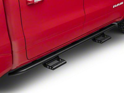 N-Fab Cab Length RKR Side Rails; Textured Black (19-24 RAM 1500 Crew Cab)