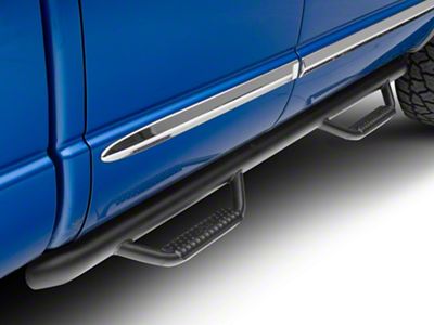 N-Fab Cab Length Nerf Side Step Bars; Textured Black (02-08 RAM 1500)