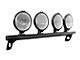 N-Fab Front Light Mount Bar; Gloss Black (99-02 Silverado 1500)