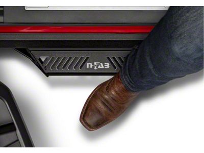 N-Fab Predator Pro Nerf Side Step Bars; Textured Black (09-14 F-150 SuperCab, SuperCrew)