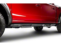 Realtruck N-Fab Predator Pro Nerf Side Step Bars; Textured Black (15-26 F-150 SuperCab, SuperCrew)