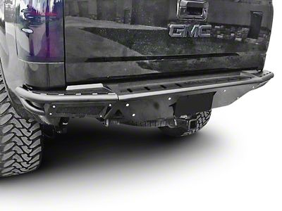 N-Fab R.B.S. Pre-Runner Rear Bumper with Skid Plate; Textured Black (07-13 Sierra 1500)