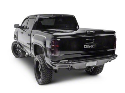 N-Fab R.B.S. Pre-Runner Rear Bumper with Skid Plate; Textured Black (14-18 Sierra 1500)