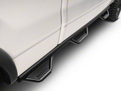 N-Fab Wheel 2 Wheel Bed Access Nerf Side Step Bars; Textured Black (09-14 F-150 SuperCrew)