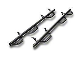 N-Fab Wheel 2 Wheel Bed Access Nerf Side Step Bars; Textured Black (15-26 F-150 SuperCrew w/ 5-1/2-Foot Bed)