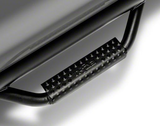 N-Fab F-150 Wheel 2 Wheel Bed Access Nerf Side Step Bars; Textured