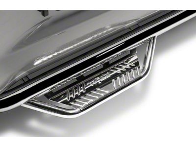 N-Fab Wheel 2 Wheel Podium Nerf Side Step Bars; Polished Stainless (15.5-18 RAM 1500 Quad Cab)