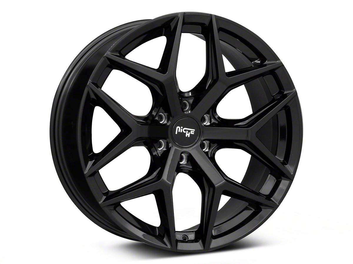 Niche F-150 Vice SUV Gloss Black 6-Lug Wheel; 22x9.5; 30mm Offset 