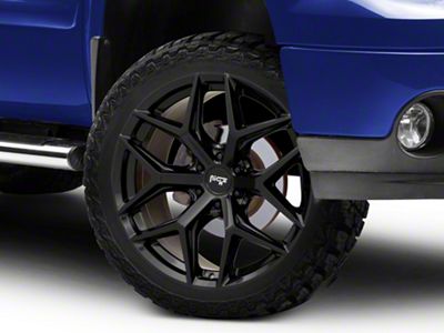 Niche Vice SUV Gloss Black 6-Lug Wheel; 22x9.5; 30mm Offset (07-13 Sierra 1500)