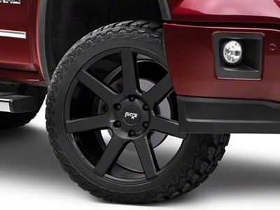 Niche Future Gloss Black 6-Lug Wheel; 22x9.5; 19mm Offset (14-18 Sierra 1500)