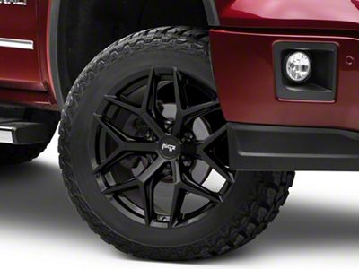 Niche Vice SUV Gloss Black 6-Lug Wheel; 20x9; 30mm Offset (14-18 Sierra 1500)