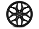 Niche Vice SUV Gloss Black 6-Lug Wheel; 22x9.5; 30mm Offset (14-18 Silverado 1500)