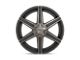 Niche Carina Matte Machined Double Dark Tint 6-Lug Wheel; 24x10; 30mm Offset (15-20 F-150)